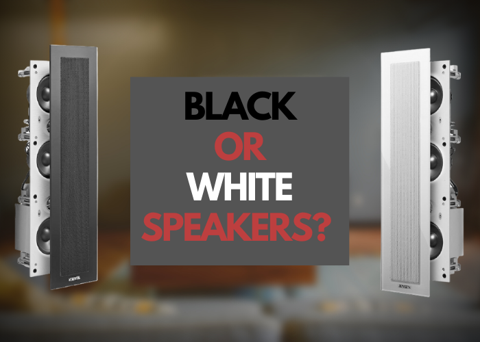 SHOULD I GET BLACK OR WHITE COLOURED IN-WALL SPEAKERS?