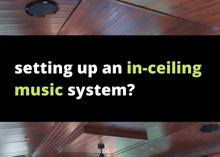 HOW TO PLAY MUSIC THROUGH IN-CEILING SPEAKERS - JENSEN Speakers