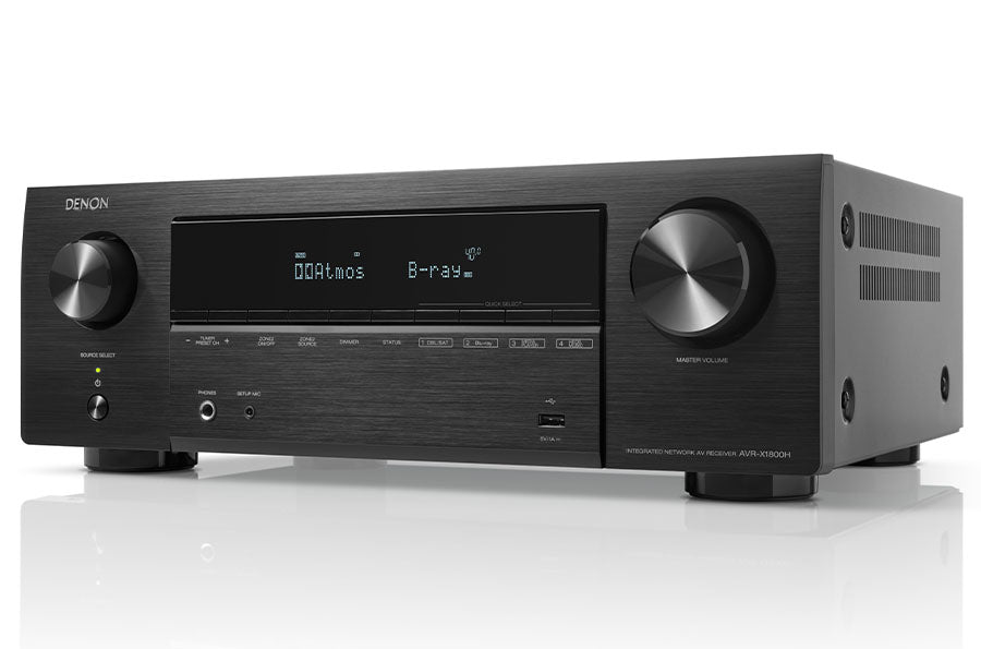 DENON AVアンプ AVR-X1600H 動作良好・美品 Denon AVR-X1600H 7.2-channel home theater receiver with Wi-Fi