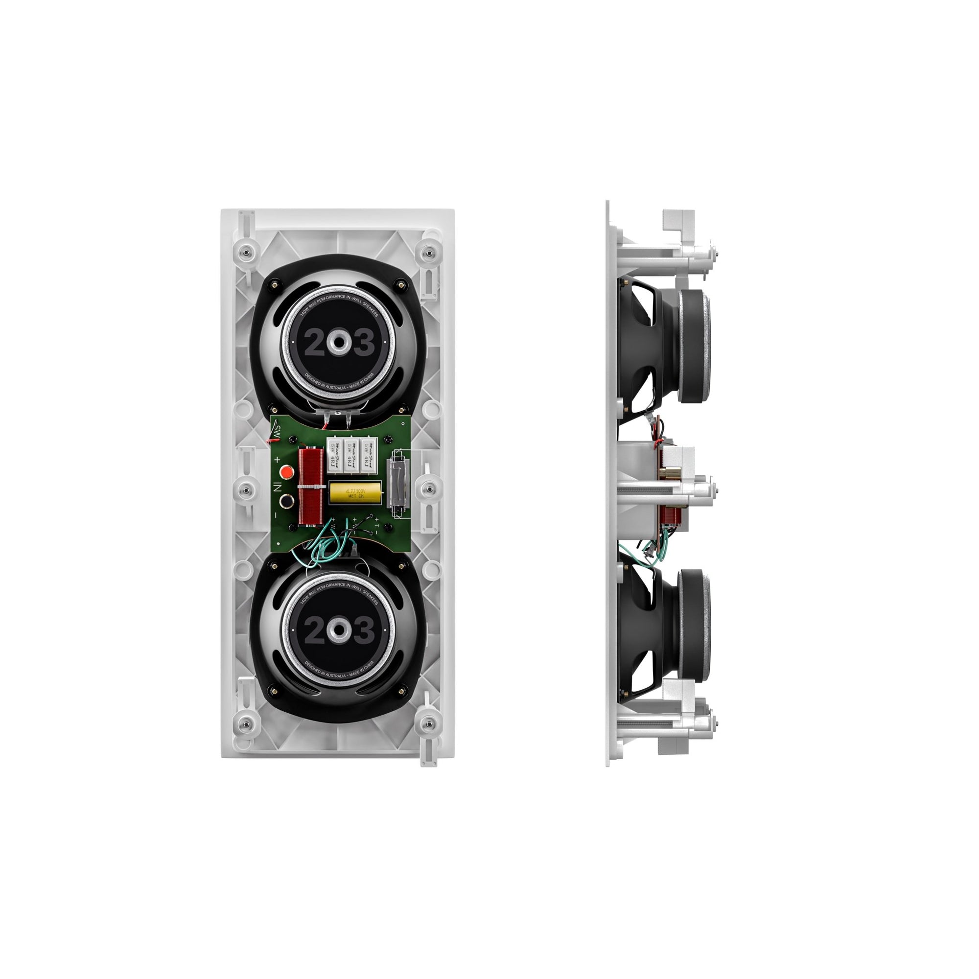 JENSEN® ELITE - 203 In - Wall Speakers (Pair) - JENSEN Speakers (ELITE - 203IG)