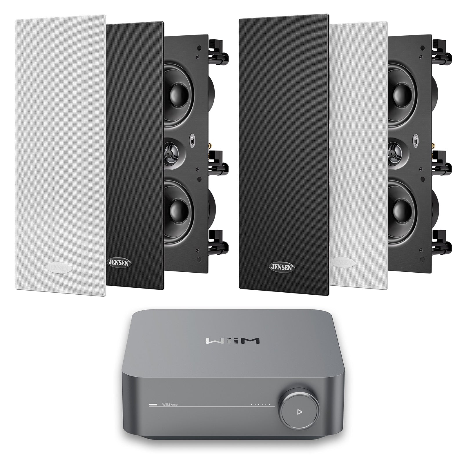 JENSEN® In-Wall Stereo/Music System (Bluetooth, WiFi streaming, TV